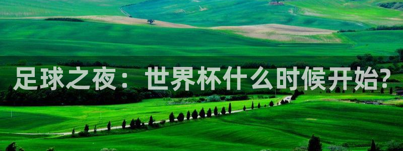 世界杯欧洲区世预赛赛程：足球之夜：世界杯什么时候开始?
